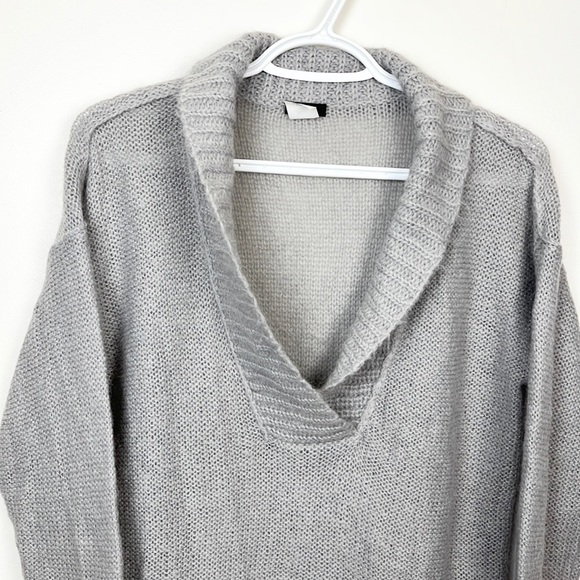 J. Crew Mohair Blend Shawl Collar Sweater - Picture 3 of 8
